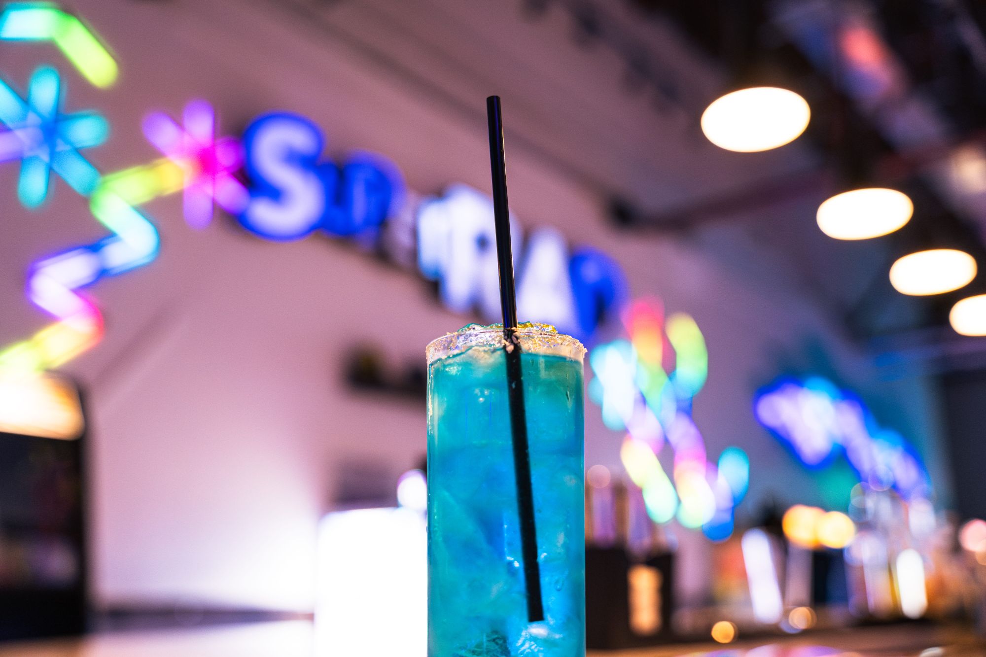 Craft cocktails at Raleigh barcade Super Rad Retro Lounge