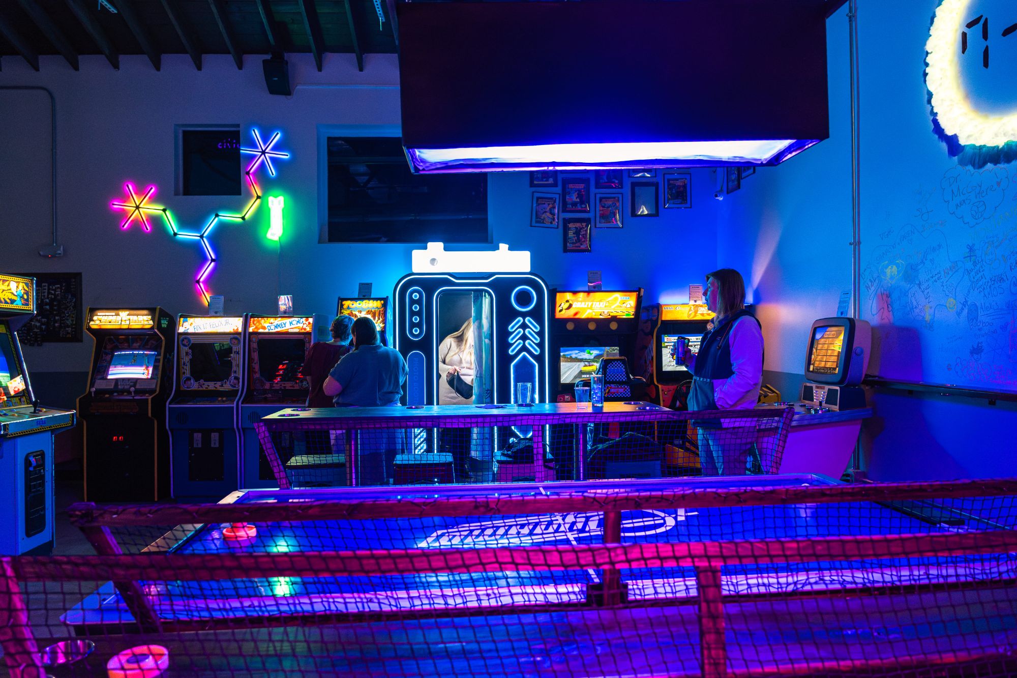 Events and tournaments at Raleigh arcade bar Super Rad