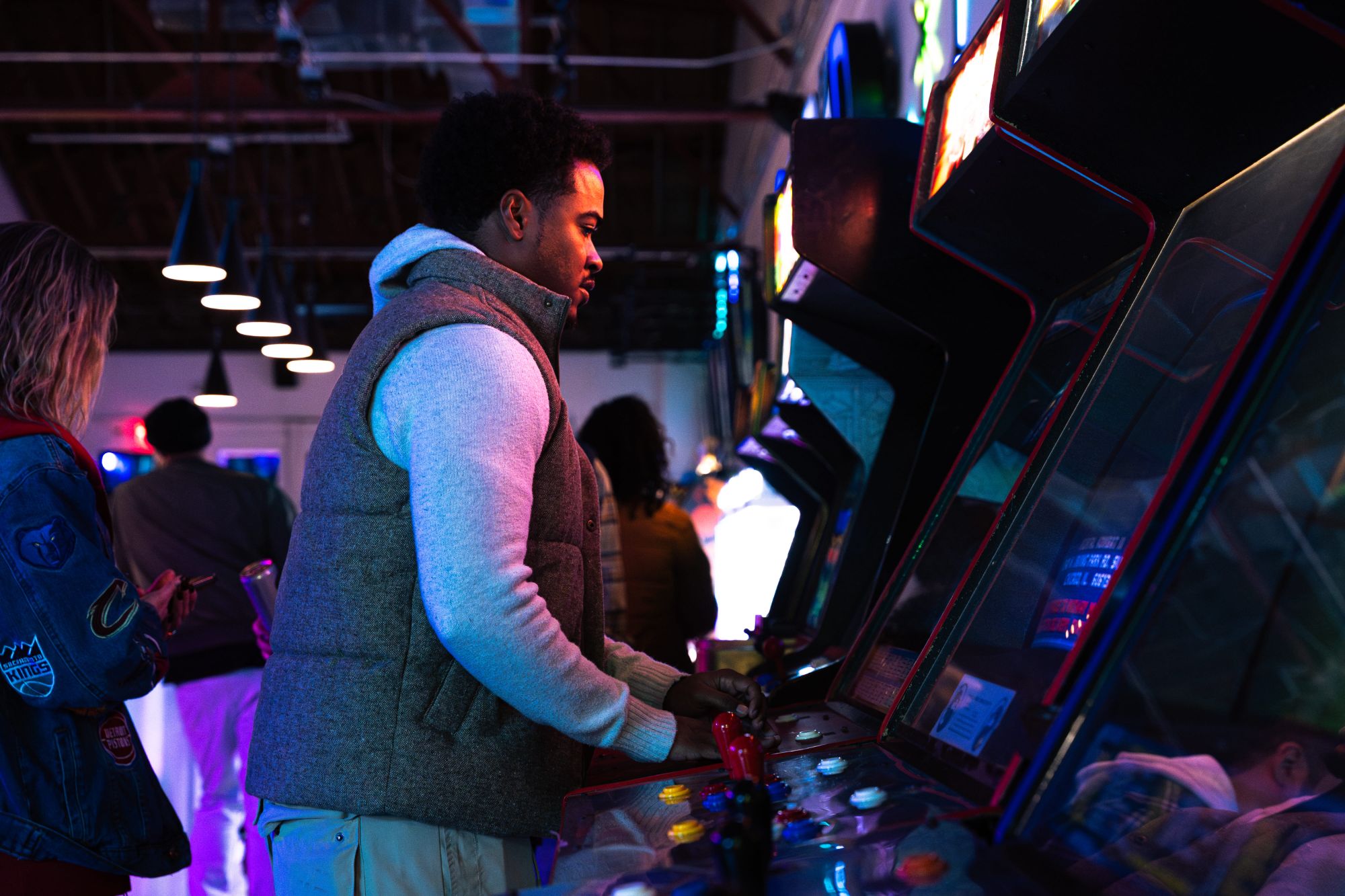 Console gaming at Super Rad Retro Lounge Raleigh