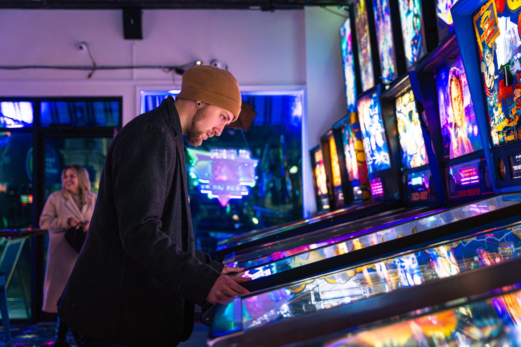 Classic arcade games at Raleigh arcade bar Glenwood South